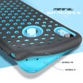 thumbnail image 5 of SUPCASE Unicorn Beetle Sport Series Designed for iPhone XR Case 2018 Release Liquid Silicone Rubber PC Premium Hybrid Case [Hole Pattern] with Heat Dissipation (Blue/Gray), 5 of 6