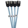 thumbnail image 2 of 4 unidades/juego de cables de datos SATA III SAS para servidor SATA de 7 pines a SATA de 7 pines (0,5 m) Likrtyny Para estrenar, 2 of 7