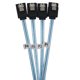 thumbnail image 2 of 4 unidades/juego de cables de datos SATA III SAS para servidor SATA de 7 pines a SATA de 7 pines (0,5 m) Likrtyny Para estrenar, 2 of 7