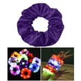 thumbnail image 3 of Cuerda elástica para el cabello Salvador Scrunchies creativos para chicas fiestas nocturnas Púrpura Morado oscuro, 3 of 10