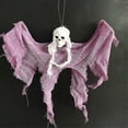 thumbnail image 3 of Skull Ghost Halloween Decorations Haunted House Horror Red, 3 of 5