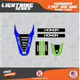 thumbnail image 4 of Kalair GFX Graphics Kit for Honda CRF80 (2011-2016) Lightning Series, 4 of 5