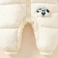 thumbnail image 7 of 0-6 Months Infant Baby Boys Girls Snowsuits Hooded Romper Zipper Onsie Jumpsuit Outwear Jackets Infant Winter Clothes, 7 of 7