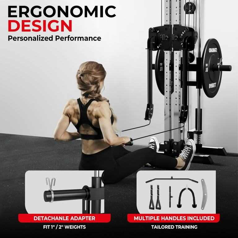 Mikolo Cable Crossover Machine, Lat Pull Down Machine, Wall