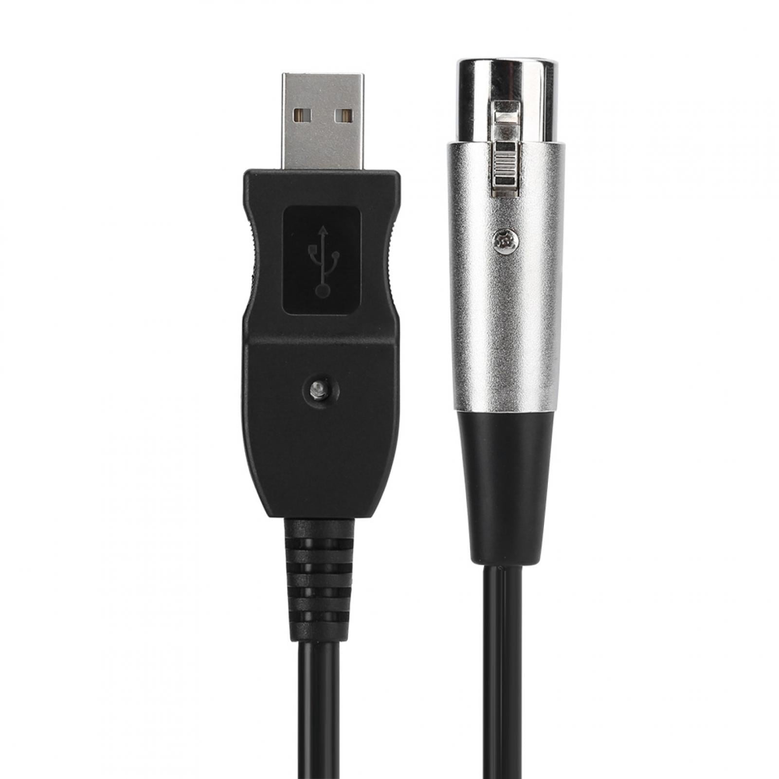 LAFGUR USB C to XLR Connector,USB C to XLR Female Cable Low Noise HIFI Plug  and Play USB C Microphone Cable for,Type C Microphone Cable 
