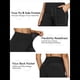 thumbnail image 4 of Pantalones de Yoga para Mujer, de Pierna , con Bolsillos, Cintura Alta, Elásticos, Informales, Deportivos. Negro XL, 4 of 10