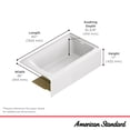 thumbnail image 5 of American Standard Bathing 2965102.020 Aspirations 60" Three Wall Alcove Acrylic,, 5 of 5