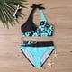 thumbnail image 3 of MKLEKYY Trajes De Baño Mujer Curvy Women'S Print High Waisted Tankini Two Tankini Set Swimsuit, 3 of 5