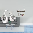 thumbnail image 2 of Estatua de cisne, figura moderna de cerámica, escultura animal, centro de mesa, soporte para quemador de barco, decoración adecuada para regalar., 2 of 8