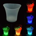thumbnail image 3 of Bandeja para cubitos de hielo, cubo de champán helado con luz LED colorida, el color se puede configurar, degradado de color, para bebidas de vino y champán, hielo de cereza, Chiller Bar Club, 3 of 5