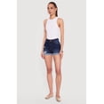 thumbnail image 2 of Women's WAX Distressed Fixed Cuff Denim Shorts, 2 of 4