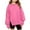 Hot Pink, variant on Kids Sweatshirt Boys Long Sleeve Pink Sweatshirts Crew Neck Cute Pullover Relaxed Fit Tops Fall Winter Clothes Girls Clothes 7-8 Years