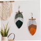thumbnail image 5 of Hytrove 2Ud Tapiz Colgante Macrame De Hojas Con Para Decorar O Apartamento, 5 of 8