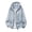 Blue, variant on Mens Softshell Lightweight Jacket Full Zip Hooded Athletic Jacket Unlined Quick-drying Coat for Cycling Outdoor Big and Tall Size S-4XL White
