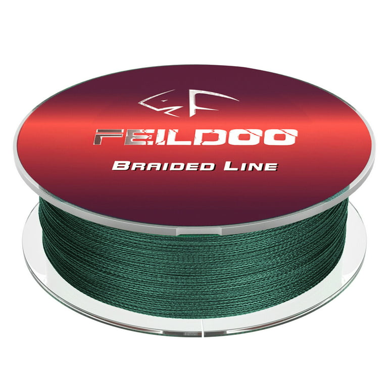 Feildoo Braided Fishing Line,100LB,120LB,160LB,327ds,547yds Green 