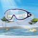 thumbnail image 3 of Gafas de natación para adultos antivaho profesionales impermeables cómodas y modernas Azul blanco, 3 of 9