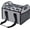 Gray, variant on Bottle Wine Carrier Collapsible 12 Bottle Storage Box Reusable Portable Carrier Case for Tote Bag Moving, Vacation Caddy Grocery Shopping Wine Tasting Access
