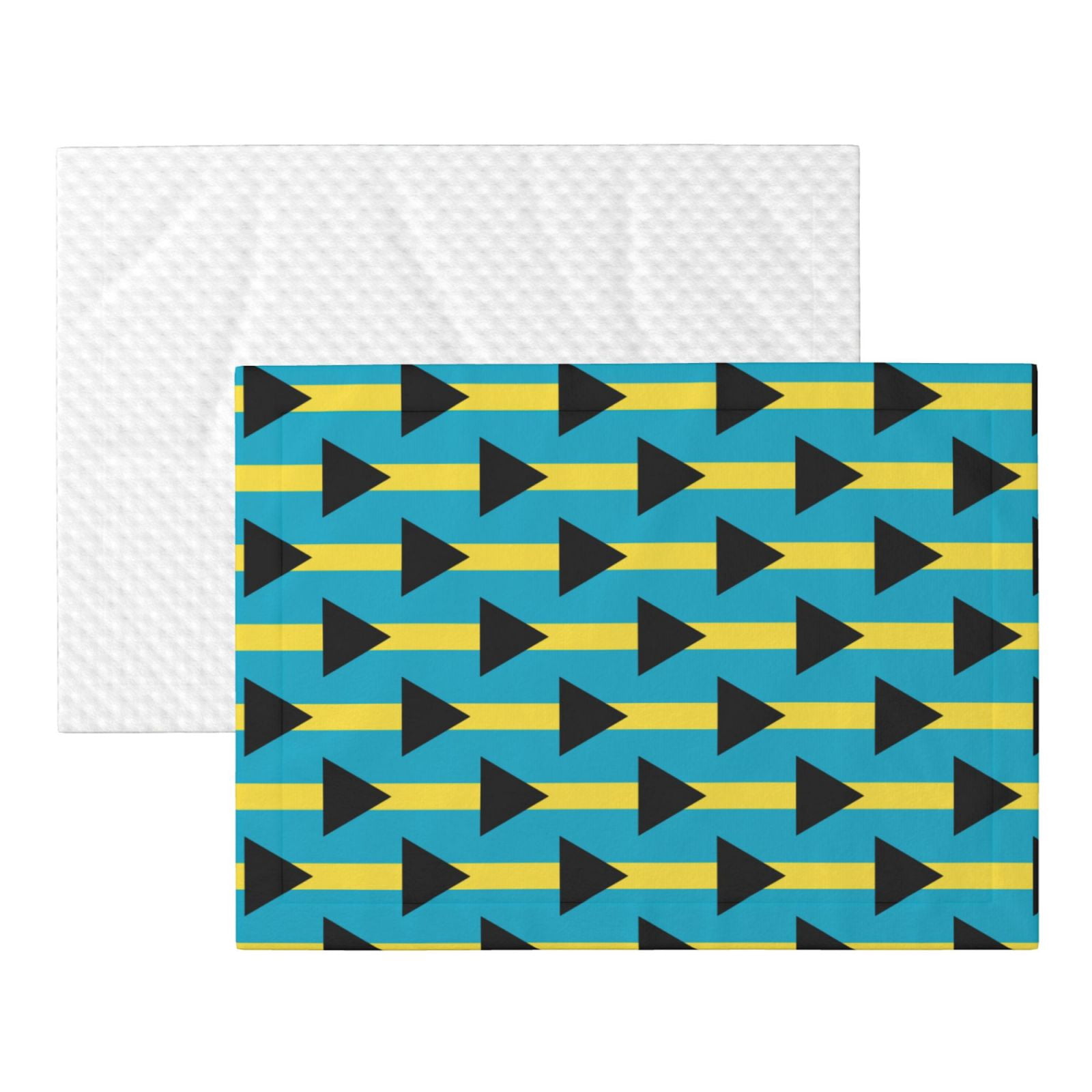 Bahamas Flag Pattern Dog Blanket Soft Warm Flannel Cat Blanket Great Pet Throw for Cats Puppy Small Medium Large Dog