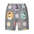thumbnail image 4 of Lsque Mens Swim Trunks Cute Geese Pattern - Bathing Suit Compression Liner - Beach Swim Shorts Swimwear - (S-3XL) - Stretch Quick Dry -X-Large, 4 of 9