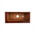 thumbnail image 4 of Renovators Supply Dark Oak Hardwood Flat Panel High Tank Toilet Part Tank Only, 4 of 6