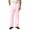 Pink, variant on Fengqque Men's Solid Color Loose Straight-Leg Casual Pleated Dress Pants with Pockets White XL
