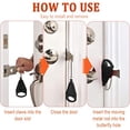 thumbnail image 3 of Portable Door Lock, Strong Multi Size Hotel Door Lock, Travel Door Stopper Lock, 3 of 4