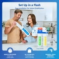 thumbnail image 5 of Express Water Alkaline Ultraviolet Reverse Osmosis Water Filtration System - 11 Stage RO UV Mineralizing Alkaline Purifier with Faucet and Tank - Under Sink Filter Mineral, pH + Antioxidant - 100 GPD, 5 of 10