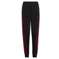 thumbnail image 1 of Pantalones adidas Iconic Tricot Jogger Track para niños, negros y rojos, 1 of 1