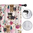 thumbnail image 4 of Blackout Kids Curtains,Yorkie and Floral Childrens Insulated Curtains Set Of 2,Bedroom Essentials,Toddler Room Decor 42x84in(106x213cm), 4 of 4
