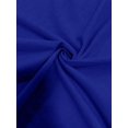 thumbnail image 4 of Royal Blue Sleeveless Round Neck A-Line Dress With Contrast Trim And Front Pockets, 4 of 5