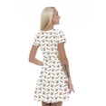 thumbnail image 2 of Women’s A Line Oktoberfest Summer Dress, Foamy Beer Bavarian, Cross Wrap V Neck, 6 Sizes, by Ambesonne, 2 of 2