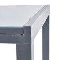 thumbnail image 4 of Mesa de Comedor de Aluminio Extensible Apta para Exterior Duradera de Aluminio y Cristal, Modelo Lyra II, 4 of 5