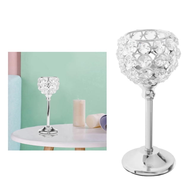 Decoración para hogar Crystal Holder para comedor de , Navidad, Acción de Gracias, Valentín, Inauguración Pta 165cm perfecl candelero de cristal candelita