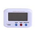 thumbnail image 1 of Whataatahia Pantalla LCD portátil Reloj despertador digital Snooze con retroiluminación Mesa escritorio decoración del coche (blanco), 1 of 3