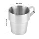 thumbnail image 5 of Tazas de café de Acero inoxidable ANGGREK 4 tazas con portavasos, 5 of 8