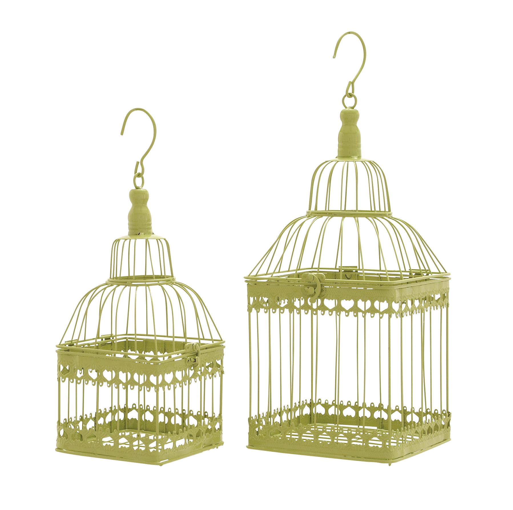 Bird Cage With Unique And Solid Design Set Of 2