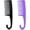Black, Purple, variant on OPALESQU 2PCS Wide Tooth Shower Combs with Hook for Wet dry Curly Hair, Premium Tangle Free Combs,Detangle Curls, Detangler Comb for women,black+purple