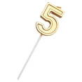 thumbnail image 4 of Birthday Cake Digital 0-9 Candle Party Celebration Cupcake Cakes Decorations Topper Home Craft Accessories Gift Number 5, 4 of 8