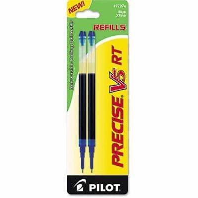 2 units Pilot Refill fit Precise Rolling Ball,Extra Fine,Blue Ink,2Pack per