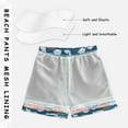 thumbnail image 3 of FORMRS Boys Swim Trunks Quick Dry Mesh Liner Boardshorts Sizes XS-XL, Blue Cute Train Pattern, 3 of 7