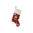 thumbnail image 2 of Ganfancp Christmas Stocking Santa Snowman Reindeer Xmas Character Christmas Decorations And Party Accessory Rebajas Hoy Liquidación 1X Media de Navidad, 2 of 6