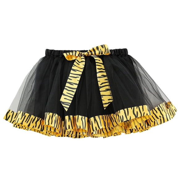 Coerni Kids Girls Tutu Skirt Ballet Dance Tulle Baby Cute Dance Dress Princess Elastic Waist Layered Clothes for Youth Light Skirts