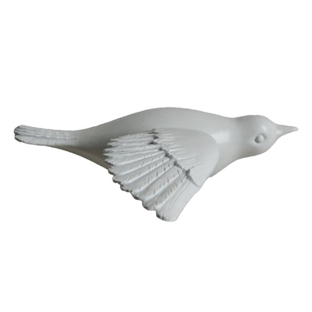 Billuyoard Estatuilla resina pájaros simulación tridimensional pared decoración colgante artesanías dormitorio hogar sala de estar Decoración del hogar Blanco CP—003B—W Billuyoard HA077049-02