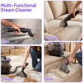 thumbnail image 2 of Yucurem Carpet Cleaner Machine, Portable Deep Cleaner for Carpet, Upholstery, Auto and Pet Stains, 3 Tools & Large Tank, Strong Suction, Self-Cleaning, 2 of 10