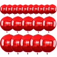 thumbnail image 1 of Balloon TONIFUL, 16 unidades, lámina redonda gigante 4D roja de 10 a 22 pulgadas, 1 of 6