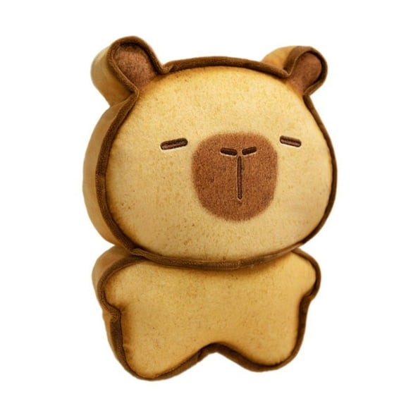 Capybara Throw Pillow Soft Stuffed Bread Cushions for Sofa Bed Chair Pillow