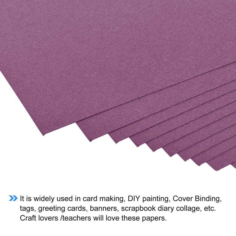 Shimmer Cardstock Paper 50 Sheets, 8x11.5 inch 92 Lb/250gsm, Cream | Harfington, Green / 50pcs