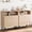 Natural, variant on Farmhouse Sideboard Buffet Cabinet with Storage,Fluted Storage Cabinet with Adjustable Shelves for Dining Room, Entryway, Kitchen (Brown)