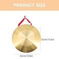 thumbnail image 3 of Loud Chinese Gong Instrument Portable Copper Gong Warning Percussion Instrument, 3 of 4