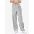 thumbnail image 2 of Woman Within Plus Size Petite Sport Knit Straight-Leg Pull-On Pants, 2 of 6